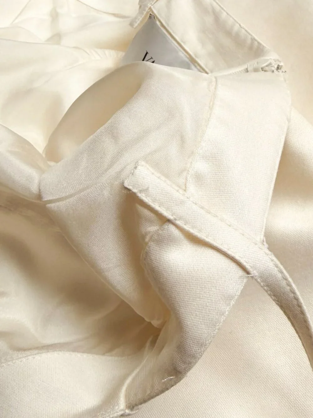 Valentino Ivory Cotton Silk Tank Dress - Picture 6 of 8